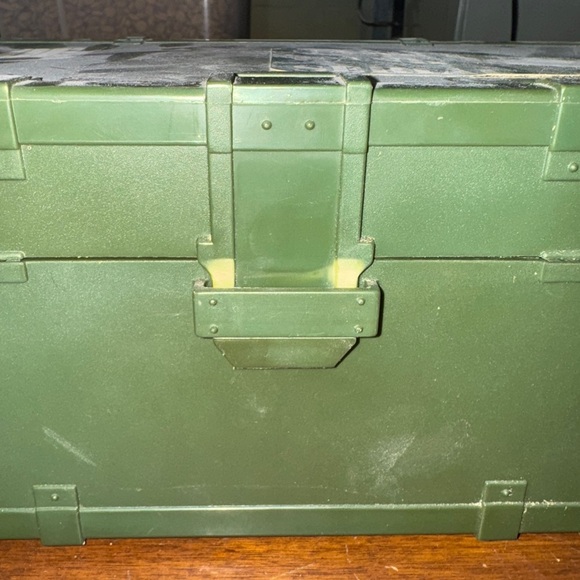 Vintage GI Joe Army Footlocker Storage Box - Picture 6 of 8